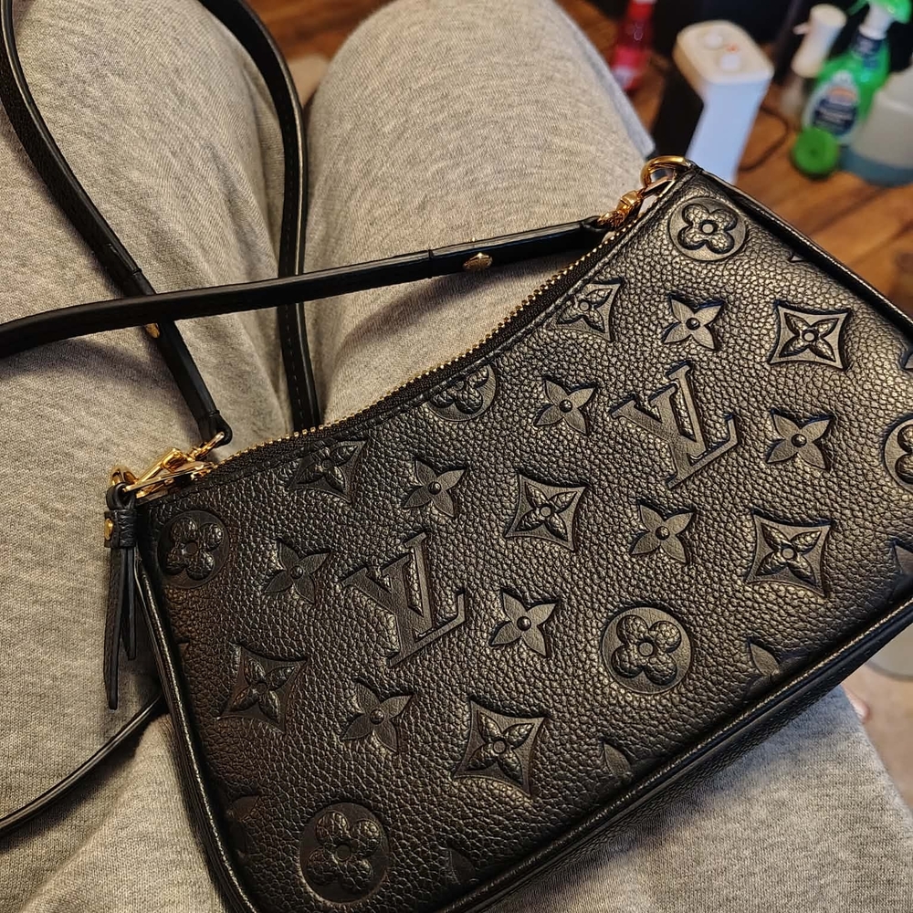 Louis Vuitton Black Monogram Wristlet